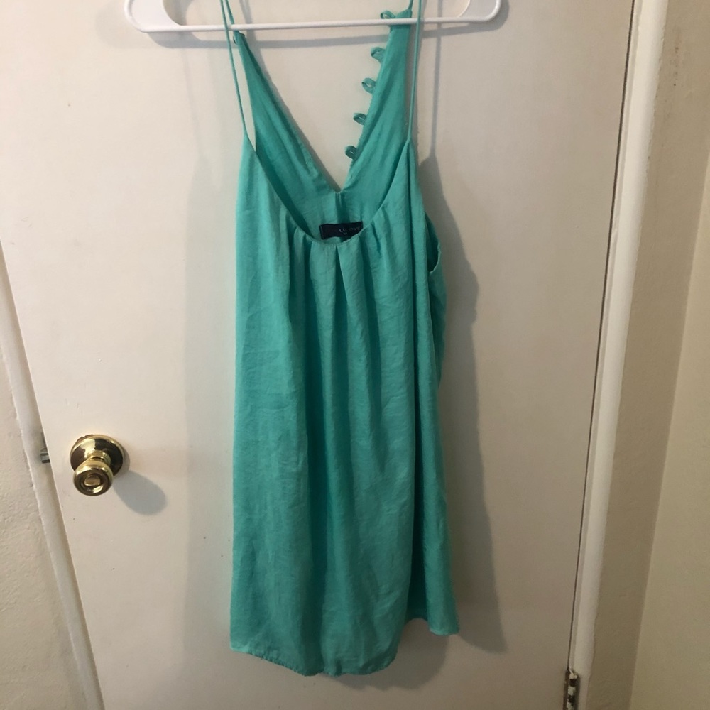 Teal dress